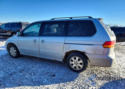 2003 Honda Odyssey Exl из США, поврежденный, VIN 5FNRL18003B084920